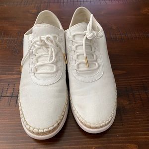 Michael Kors Canvas a white sneakers Size 7